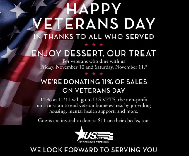 A Thank You for Our Veterans